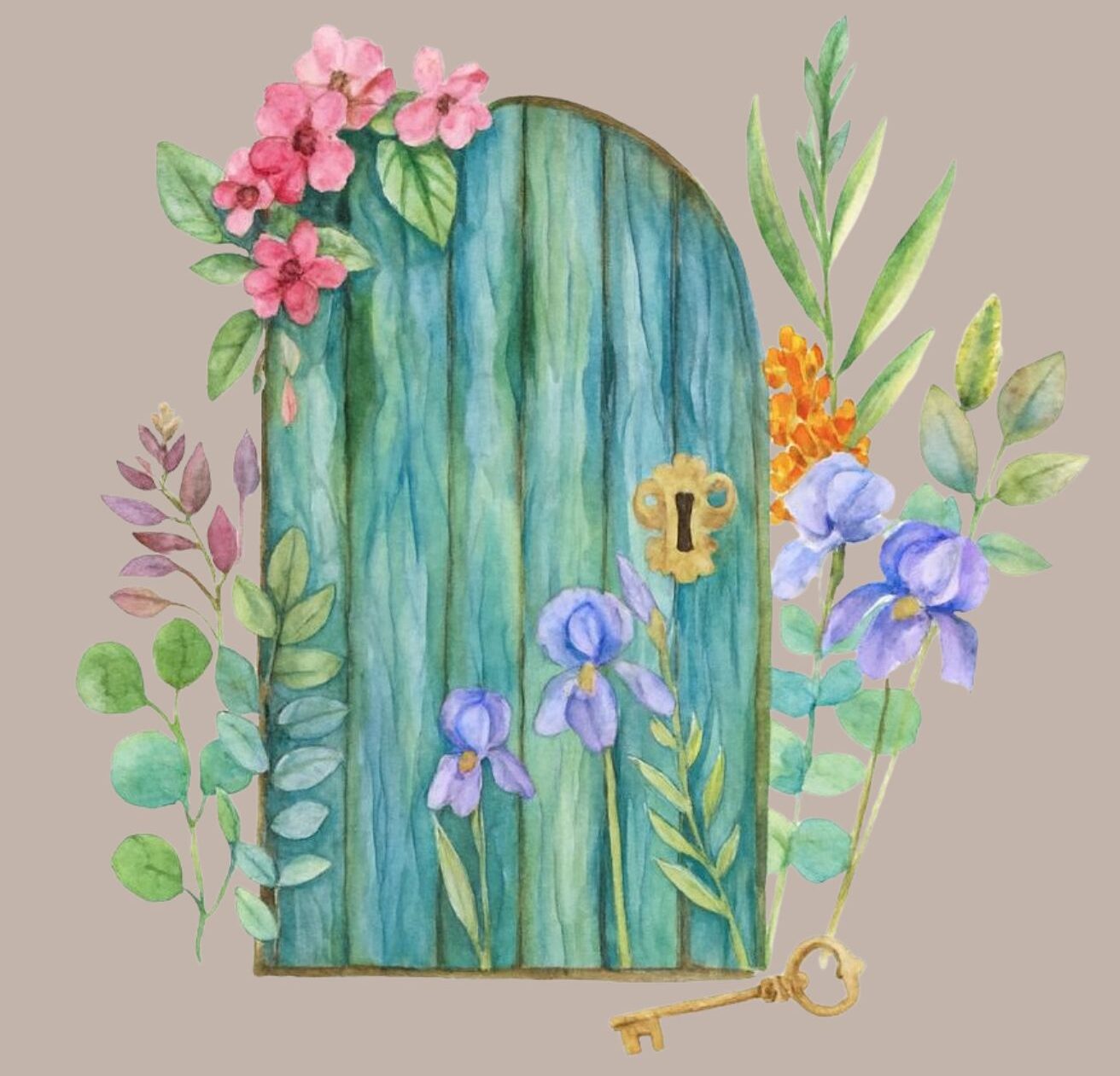 The Secret Garden Flowers by Caroline